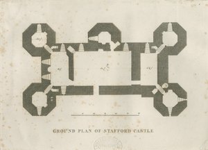 Église du château - Château de Stafford : gravure, nd [XIXe siècle]