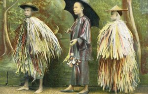 Vêtements de pluie chinois - Unbekannter Künstler