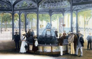Source Chomel à Vichy, vers 1910 (carte postale)