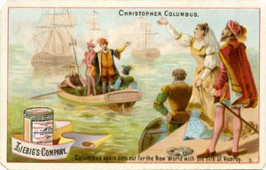 Deuxième voyage de Christophe Colomb à travers l