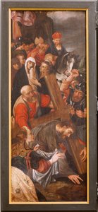 Église Saint-Martin. Intérieur. Triptyque. La Crucifixion - Unbekannter Künstler