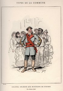 Commune de Paris : costume de COLONEL DÉLÉGUÉ AUX AMBITIONS DE GUERRE (18) dans « Les Communeux »
