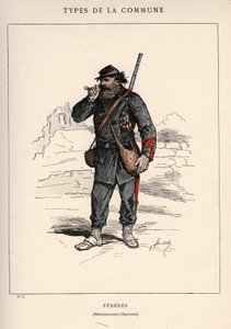 Commune de Paris : costume de FÉDÉRÉS dans "Les Communeux"