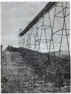 Construction du viaduc de Kinzua