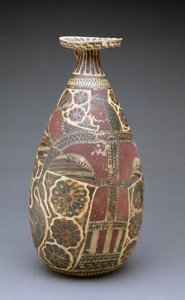 Alabastron corinthien à figures noires, avec une "Maîtresse des animaux" ailée, grec, période archaïque, vers 600 av. J.-C. (terre cuite) - Unbekannt