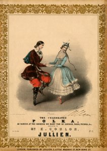 Couple dansant la Polka