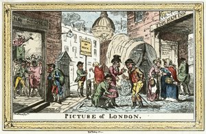 Cruikshank - Image de Londres - Unbekannter Künstler