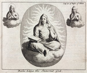 Dalaï Lama le Dieu Immortel, vers 1700 - Unbekannt