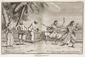 Danseurs et musiciens, Inde - Unbekannt