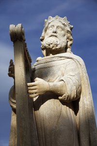 Statue de David à Salon-de-Provence, Salon de Provence, France