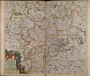 Ducatus Brunsuicensis episcopatus Hildesiensis principatus Halberstadiensis tabula - Unbekannter Künstler