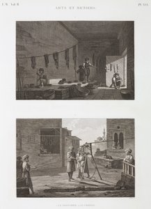 Ateliers de teinture et fabrication de cordes, Égypte, vers 1798 - Unbekannt