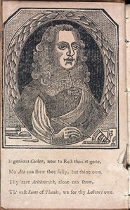Edward Cocker, mathématicien et graveur anglais