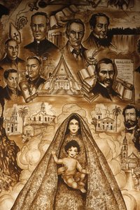 El mural de la Ermita, fresque dans l
