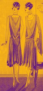 Mode : robes de dîner au printemps 1928