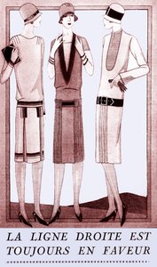 Mode : robes au printemps 1928 - Unbekannter Künstler