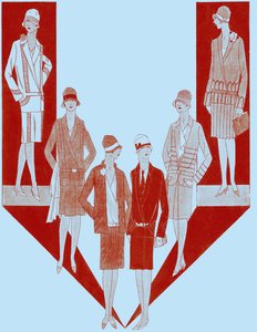 Mode : costumes pour dames, automne 1927
