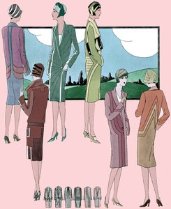 Mode : manteaux légers au printemps 1928