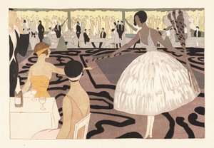 Fête de danse à la mode dans le jardin de Paul Poiret
