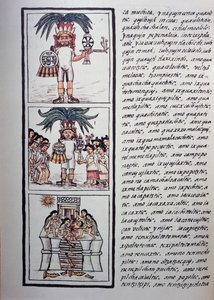 Festival de Toxcatl et sa victime, Livre II du Codex florentin, Version bilingue en espagnol et nahuatl, Histoire générale des choses de la Nouvelle-Espagne (Historia general de las cosas de Nueva Espana), Civilisation aztèque