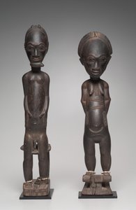 Paire de figures, fin des années 1800 au début des années 1900 - Unbekannt