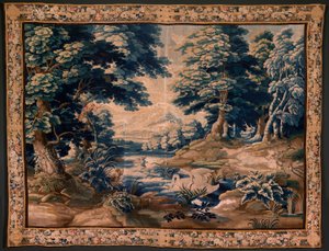 Tapisserie flamande. Verdure. Atelier d