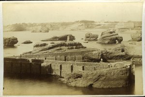 France, Aquitaine, Pyrénées-Atlantiques (64), Biarritz : Aménagement du port des pêcheurs
