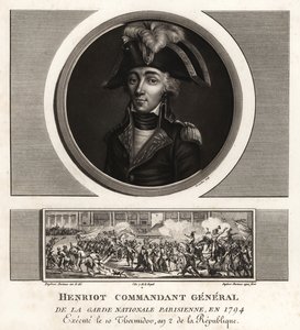 François Henriot, chef jacobin, Commandant Général de la Garde Nationale Parisienne, exécuté en 1794 - Unbekannt