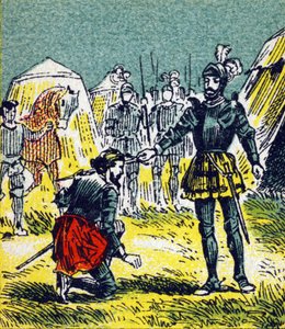 François Ier armé chevalier par Bayard le 15 septembre - Unbekannt