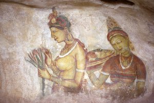 Fresque/Dames de Sigiriya/Sri Lanka - Unbekannt