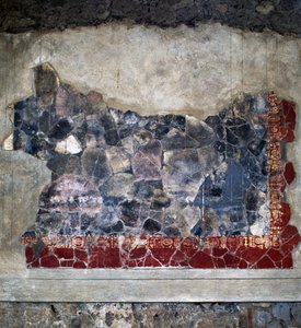 Fresque, Villa Arianna, Stabies, Campanie, Italie, civilisation romaine, IIe siècle av. J.-C., (détail) - Benjamin Baud