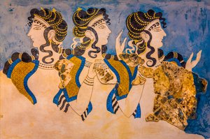 Fresque des trois (photo) - Unbekannter Künstler