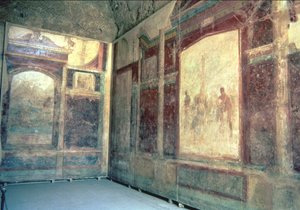 Fresques dans le Tablinium, Maison de Livia