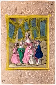 Frontispice de "Abécédaire du musée des petits enfants ou Choix de sujets représentant des qualités à imiter et des défauts à éviter". 1830 (impression)