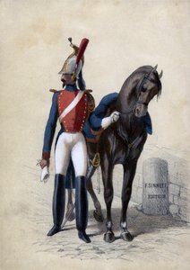 Garde de Paris, avec son cheval