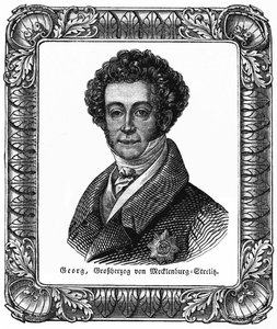 Georges de Mecklembourg Strelitz (1779-1860) - George, grand-duc de Mecklembourg-Strelitz, illustration de : "Das Pfennig Magazin", Nr. 223, 8 juillet 1837 - Unbekannter Künstler