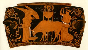 Vase grec à figures rouges