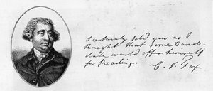 Écriture et signature de Charles James Fox