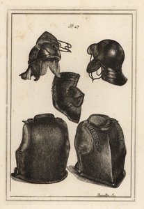 Casque, plastron et dosseret portés par le général Roundhead Robert Greville, Lord Brooke, lorsqu
