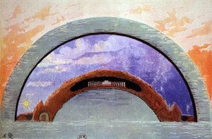 Ciel et terre selon les Babyloniens. Fin du 19e siècle (gravure) - Unbekannter Künstler