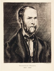 Heinrich Hertz, physicien allemand, fin du XIXe siècle