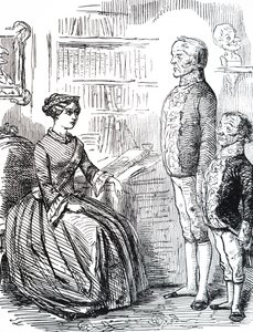 Henry John Temple, 3e vicomte Palmerston remettant sa démission à la reine Victoria