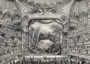 Histoire du théâtre : Le théâtre des Variétés Amusantes à Paris (maintenant le Théâtre-Français) - Unbekannter Künstler