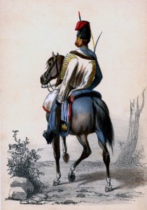 Hussard à cheval - Unbekannter Künstler