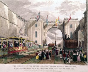 Inauguration de la ligne de chemin de fer Liverpool Manchester - Unbekannt