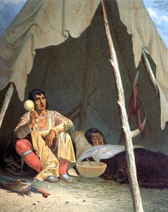 Tribus indiennes des États-Unis, USA, seconde moitié du 19e siècle (illustration)