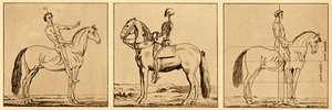 Instructions sur la posture à cheval - Unbekannter Künstler