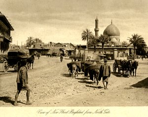 Irak - Vue de la nouvelle rue de Bagdad depuis la porte nord - Unbekannter Künstler