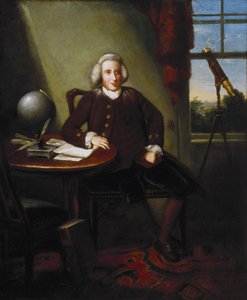 James Ferguson (1710-1776), astronome et artiste britannique, dans son étude - Unbekannter Künstler