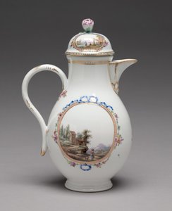 Cruche avec couvercle, fabriquée par la manufacture de porcelaine de Meissen, 1774-1814 - Unbekannt